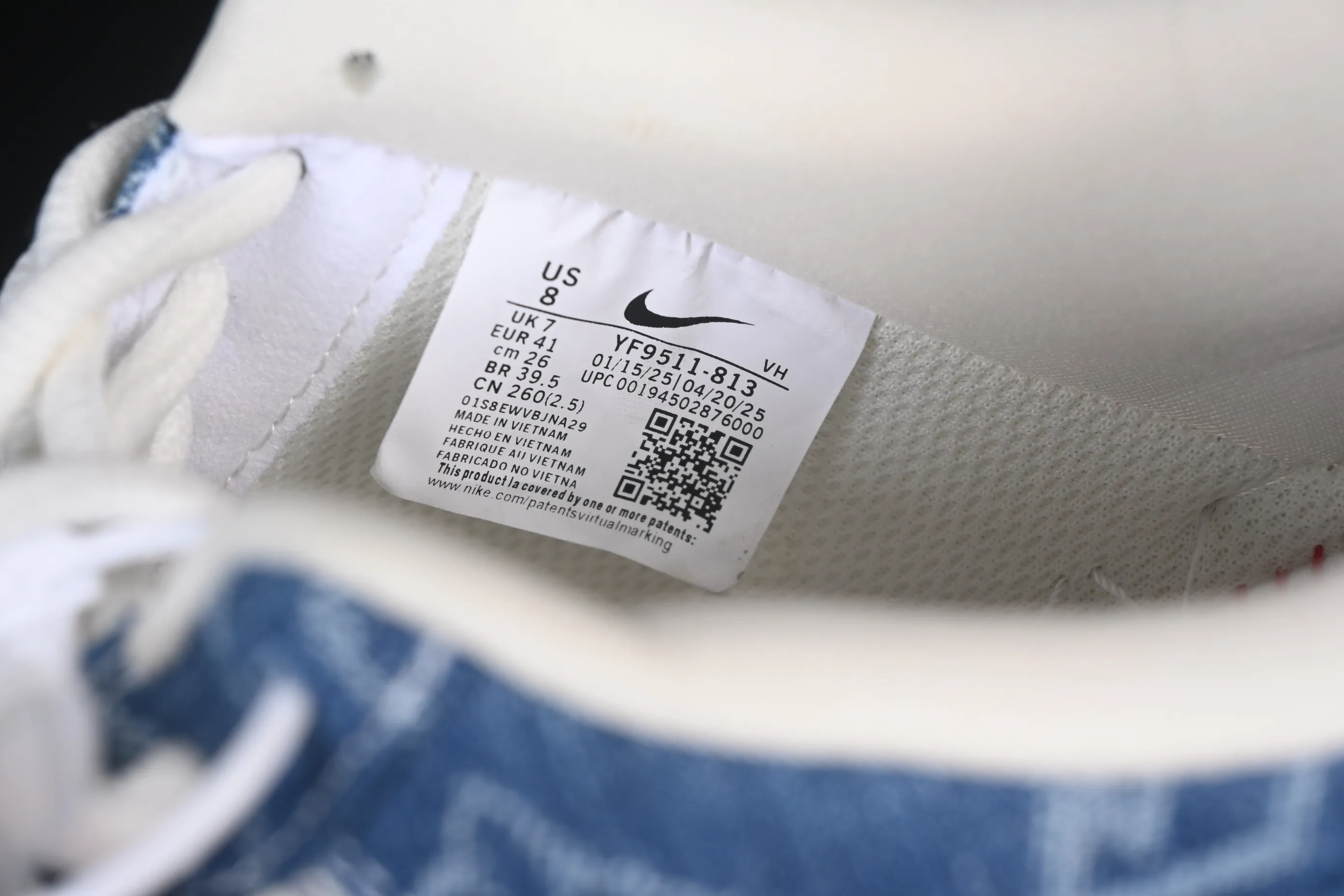 All Categories Nk Air Force 1 Air Force Series Nk Air Force 1 Low Air Force Low Nike Air Force 1'07 Low LV Joint White Navy Air Force One Low Casual Shoes YF9511-813